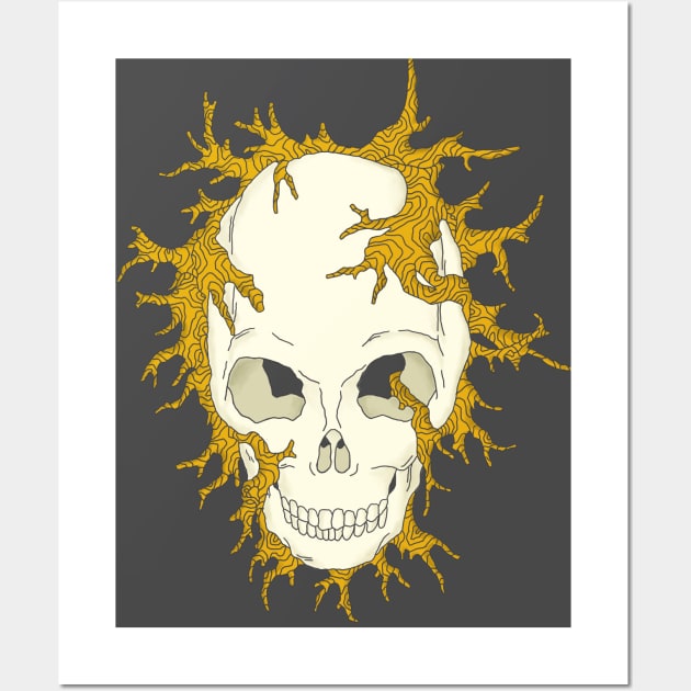 Tree Skull Wall Art by lougrec6